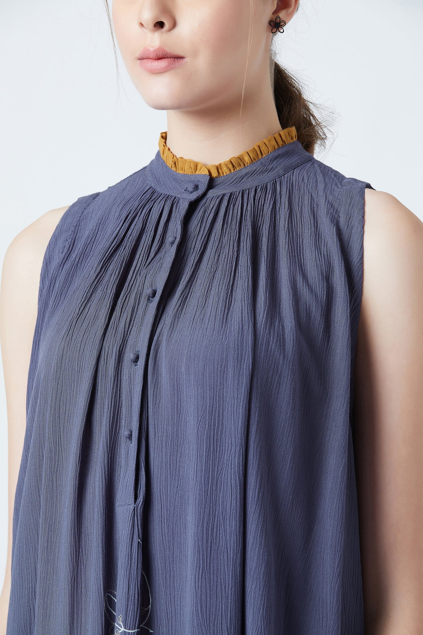 Grace Emb Purple Tunic