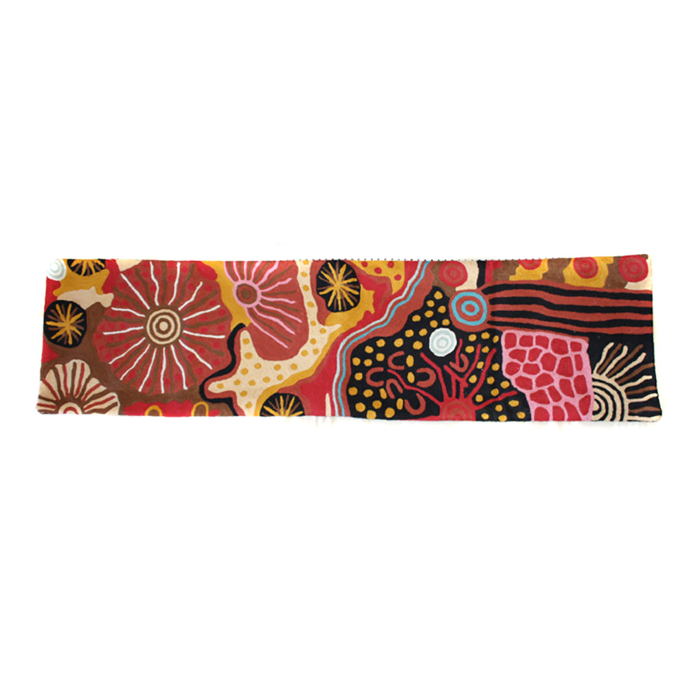 Table Runner - Wool Chainstitch