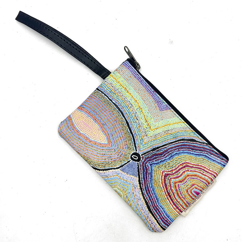 BWA Printed leather pouch