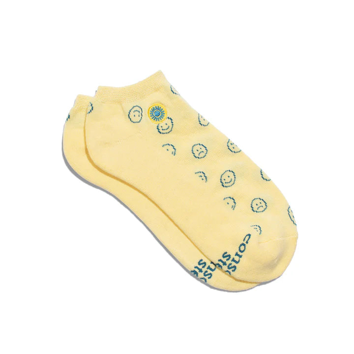 Socks that Support Mental Health ankle-smiley