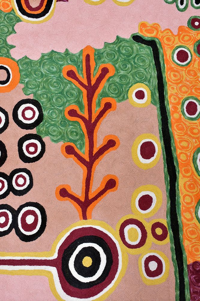 Yam and Bush Tomato Dreaming rug