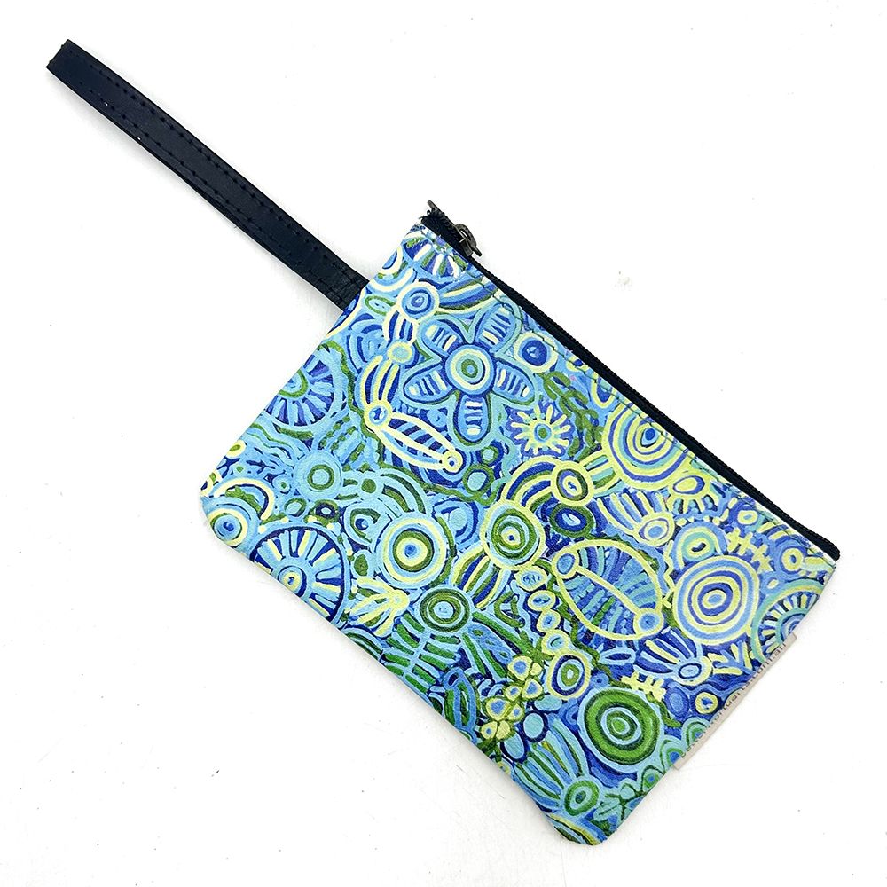 BWA Printed leather pouch