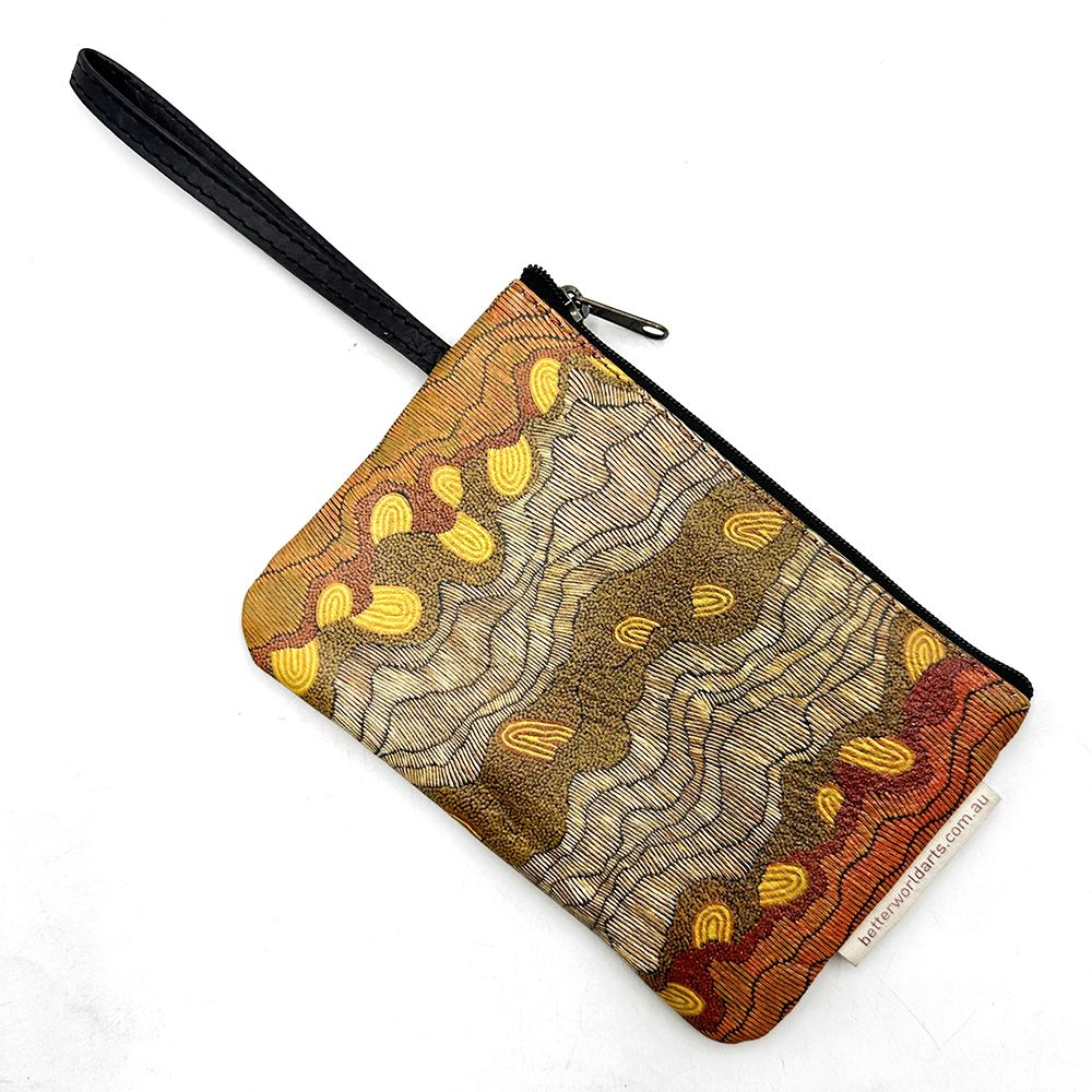 BWA Printed leather pouch