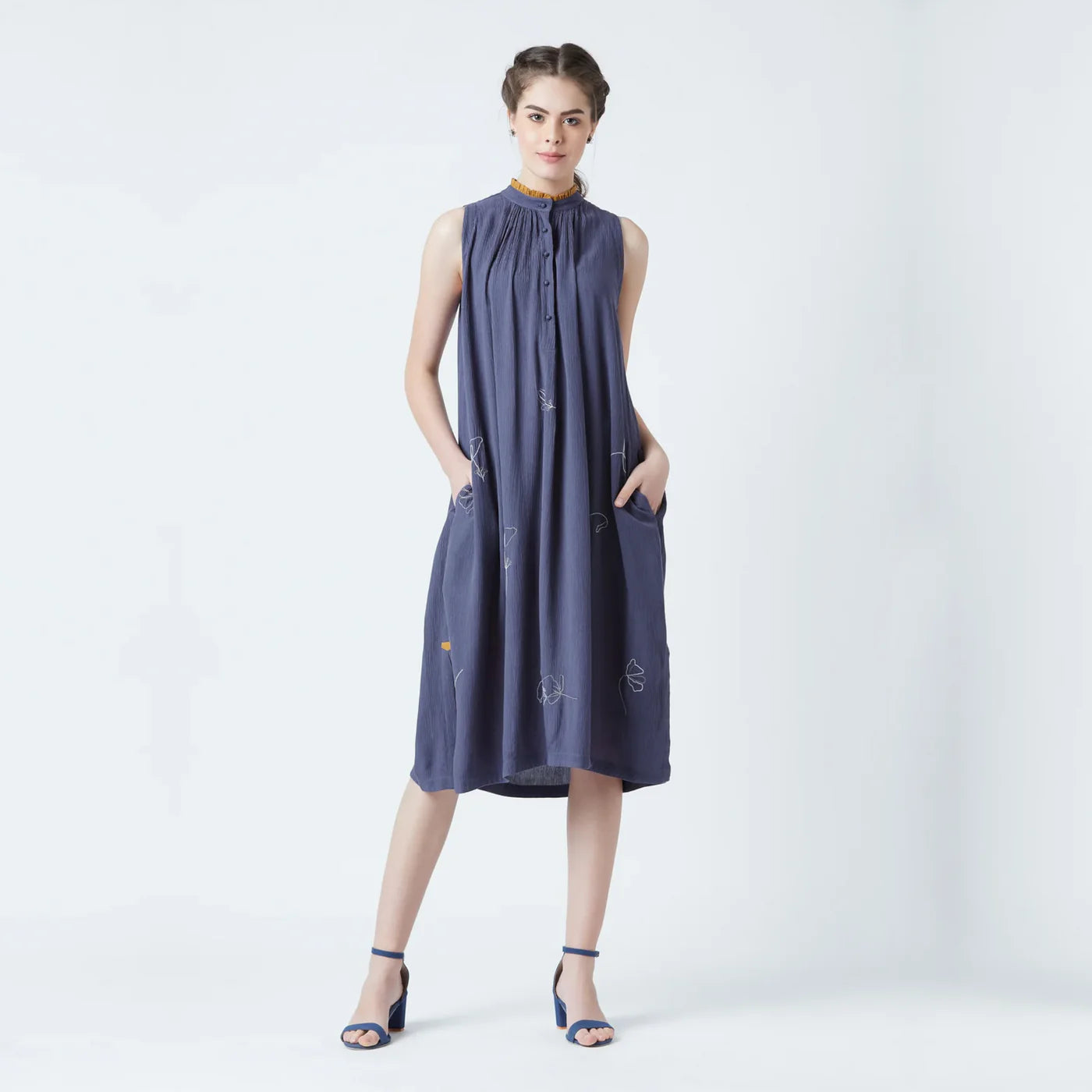 Grace Emb Purple Tunic