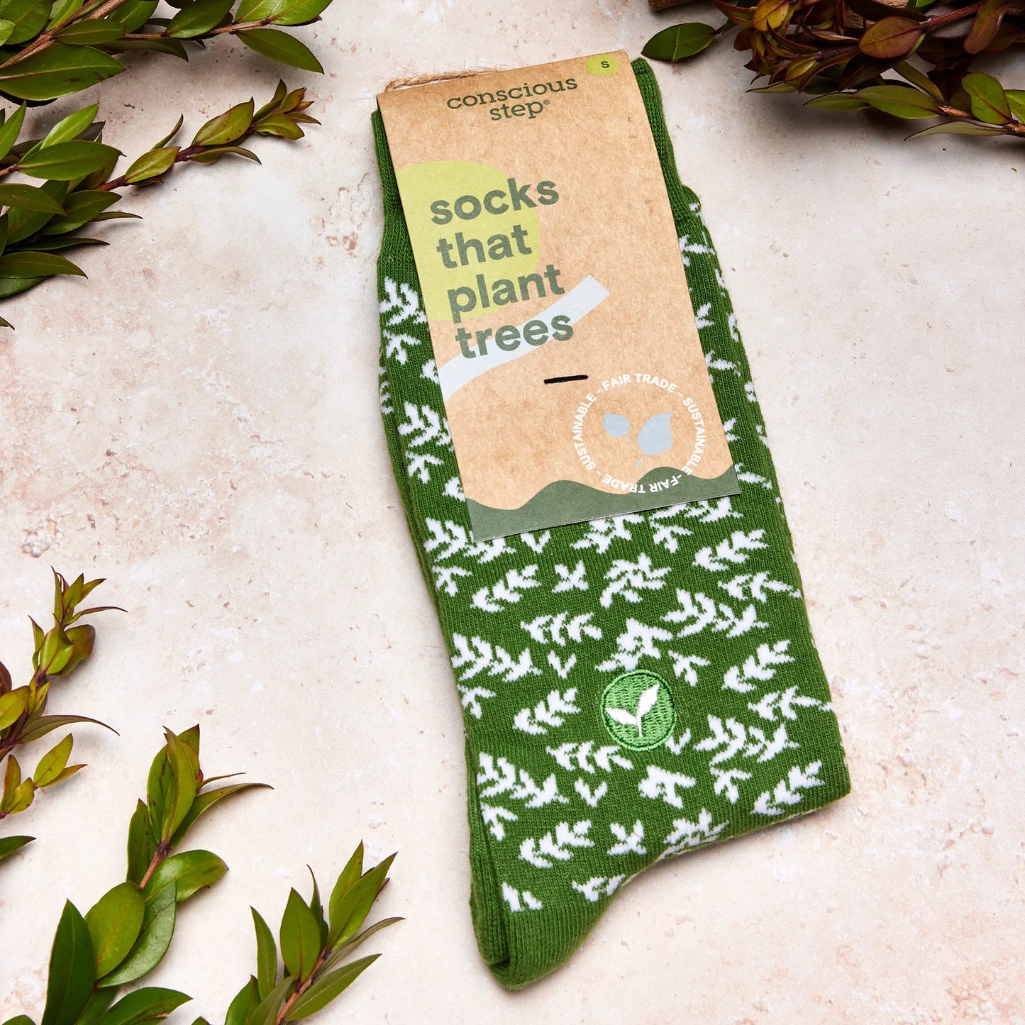 Socks that Plant Trees leaves