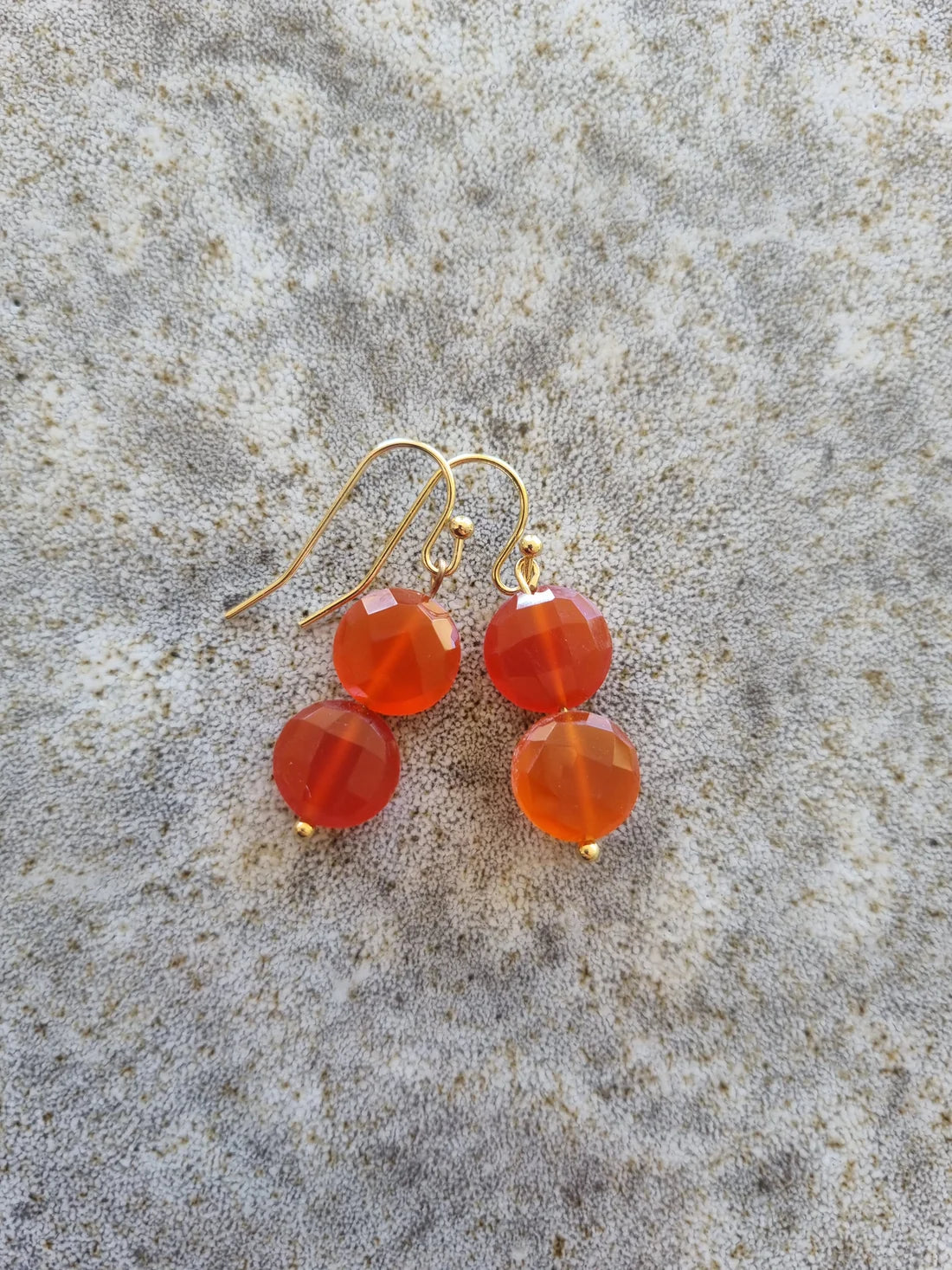Carnelian Gumdrop earrings
