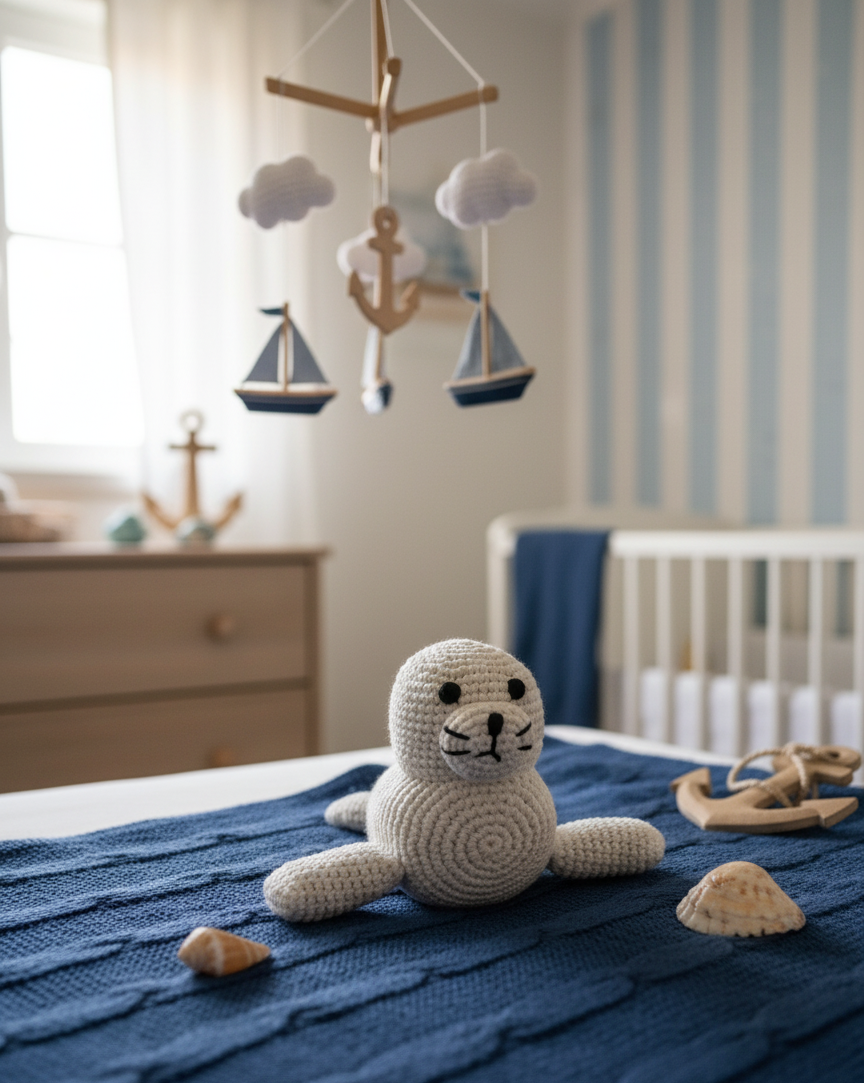 Arctic Seal Baby Rattle