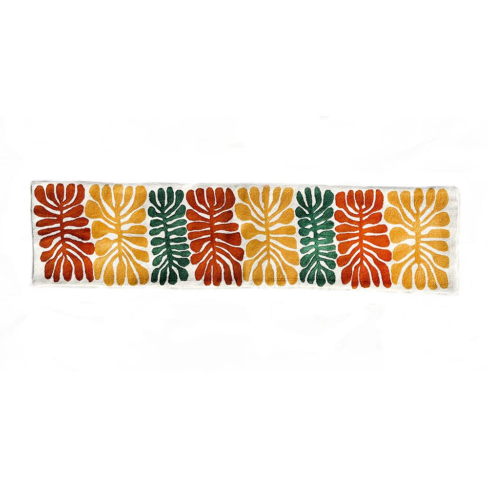 Table Runner - Wool Chainstitch