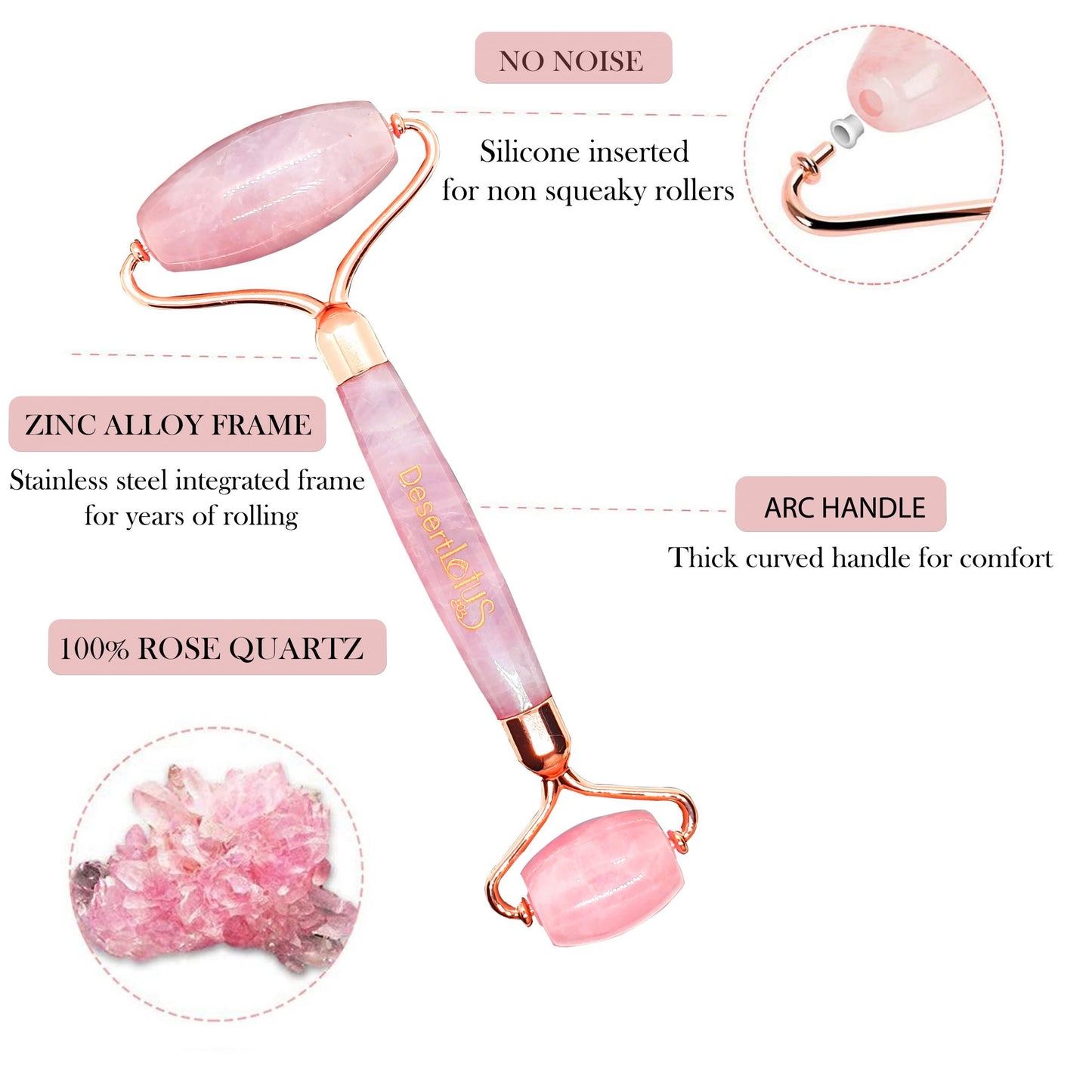 Rose Quartz Roller