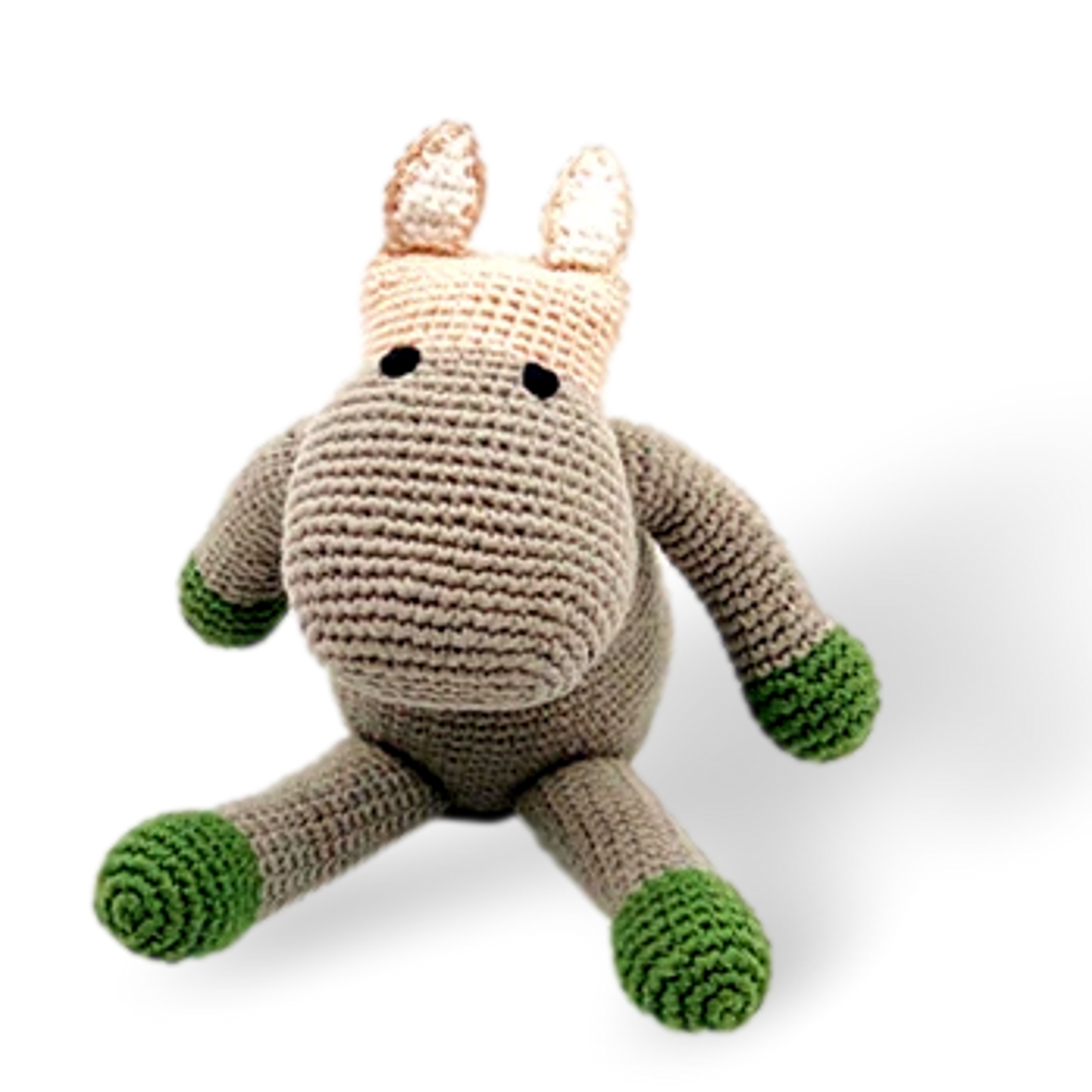 Organic hippo rattle