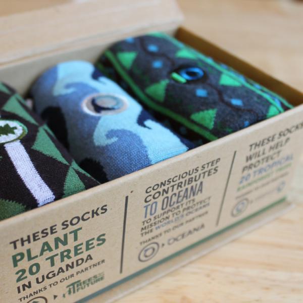 Planet Collection: Socks for Trees, Rainforests, Oceans