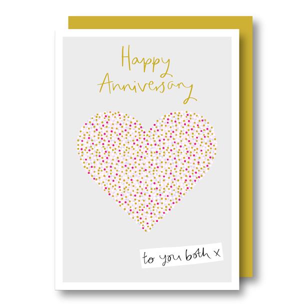 Anniversary Heart-Card