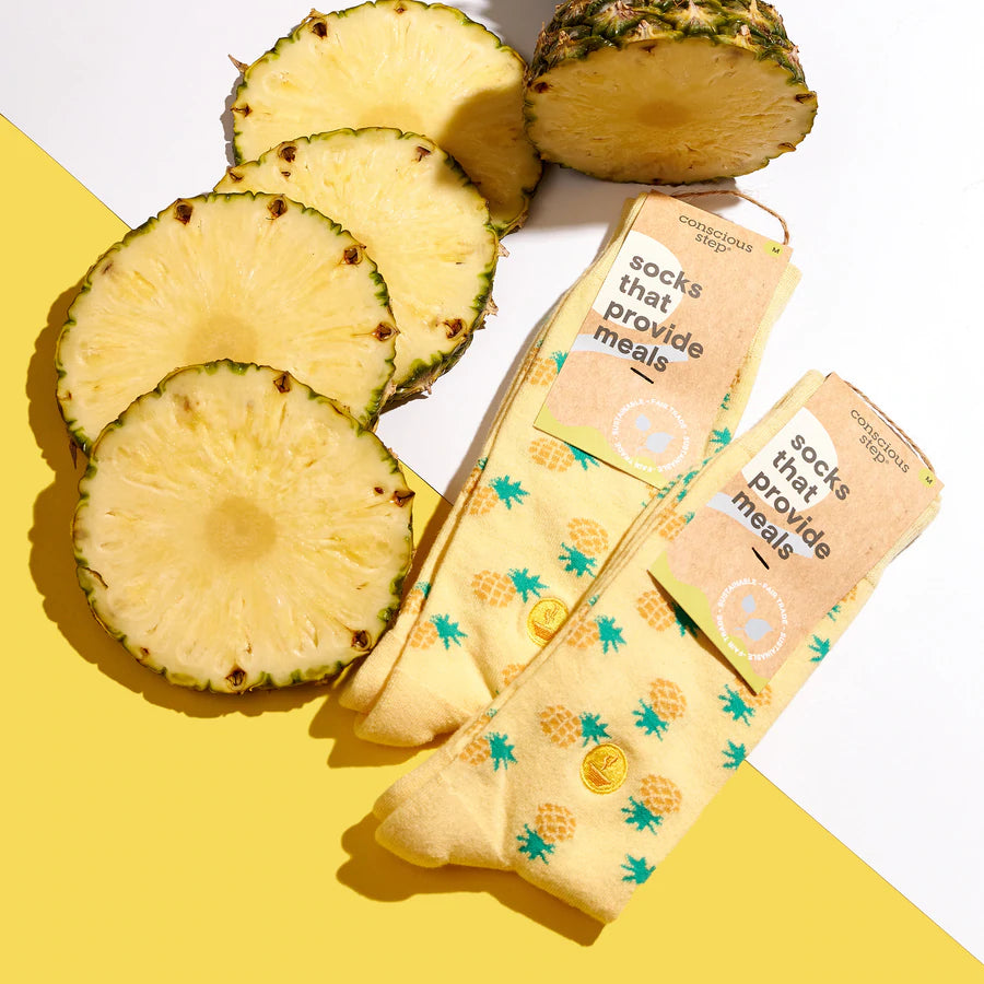 socks that provide meals-pineapple