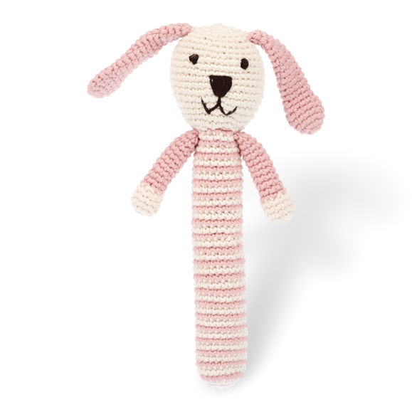 Stick Rattle – Organic (3 colours) - Samana Living