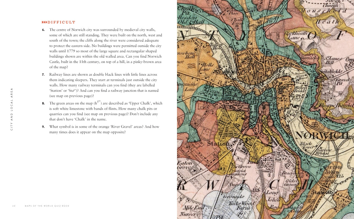 Maps of the World Quiz Book