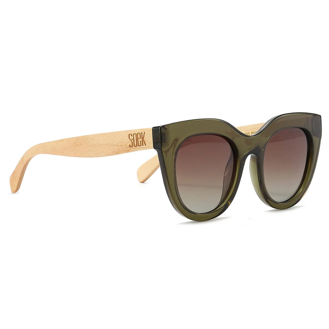 MILLA KHAKI Khaki Gradient Lens l White Maple Arms