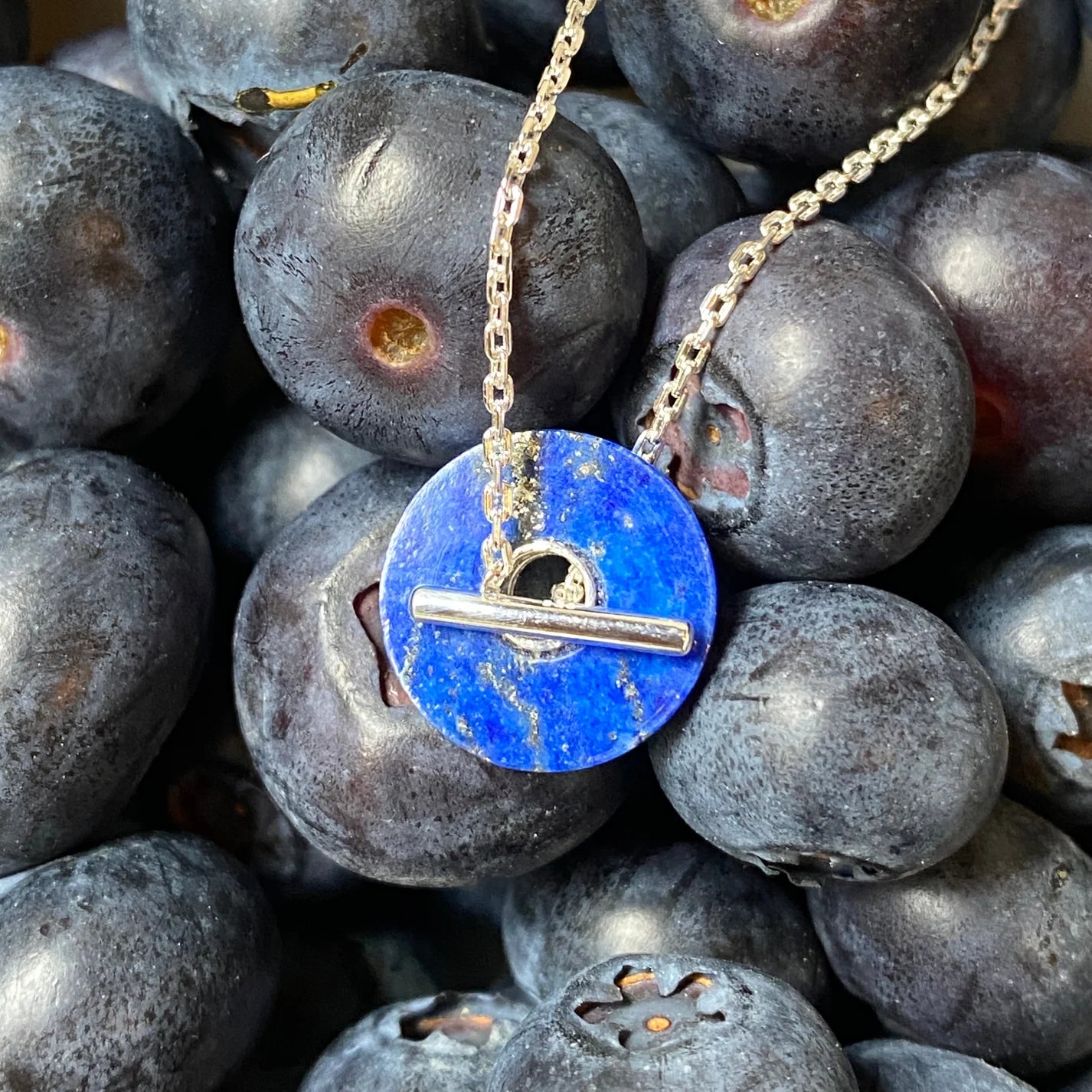 Baie Necklace lapis lazuli-Sterling Silver