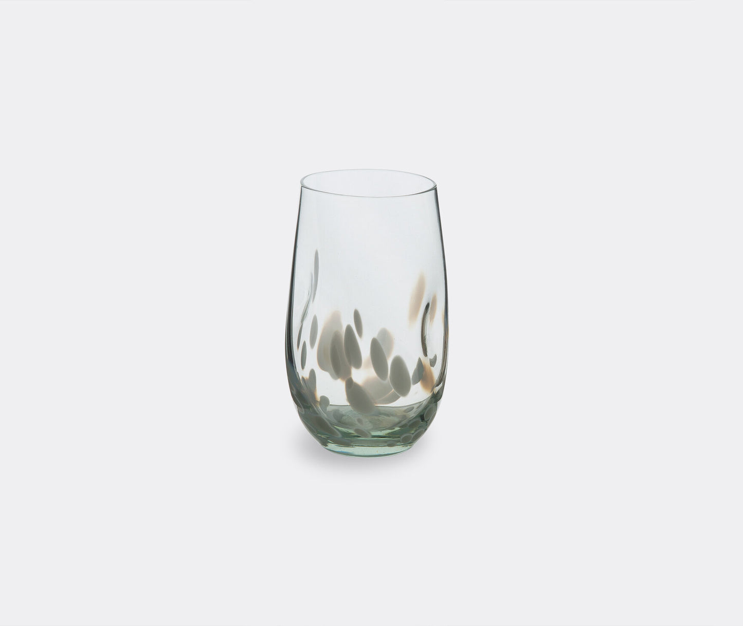 Tulip tumbler with colour flecks