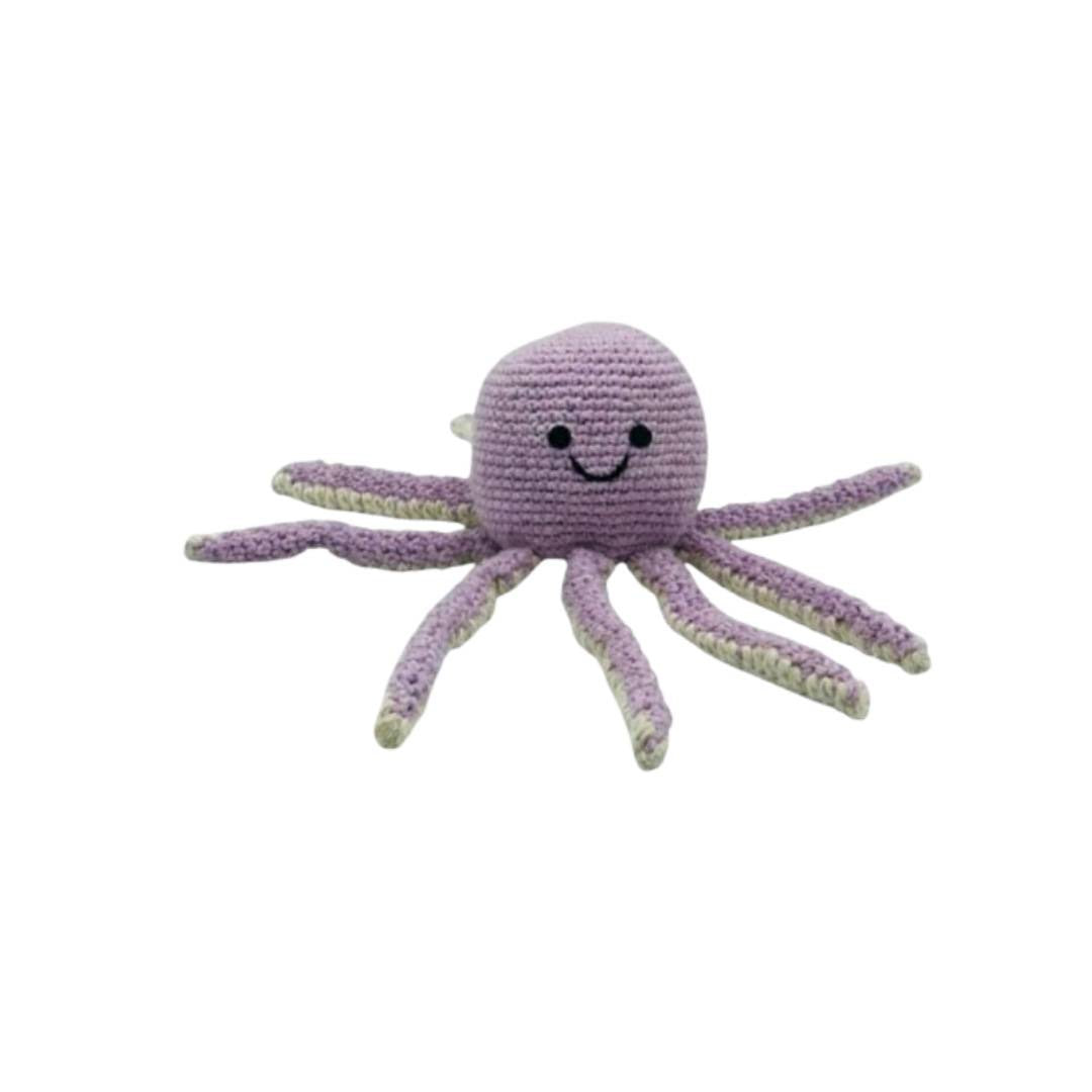 Baby Rattle – Soft toy Octopus  3 colours