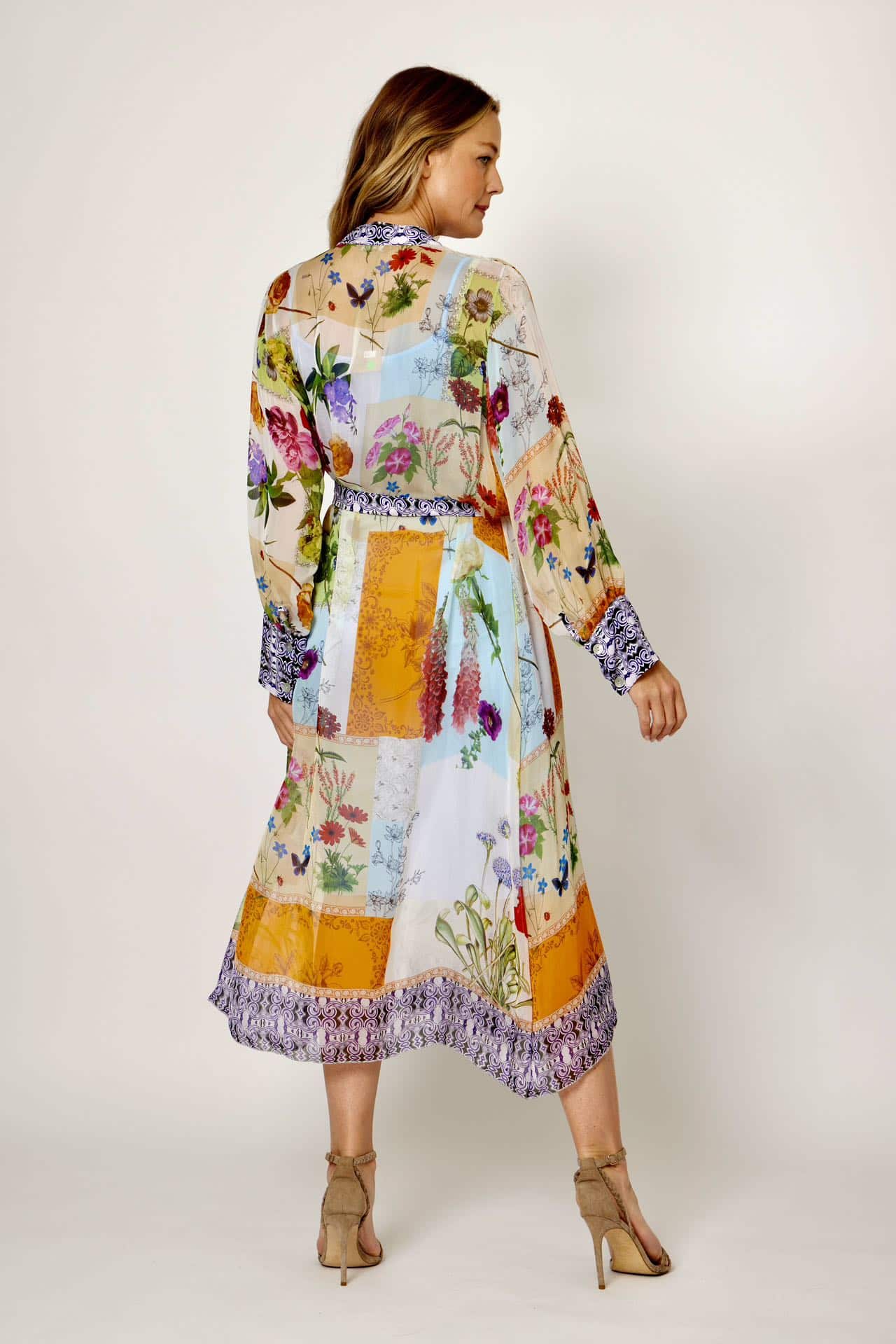 Silk Patchwork dress