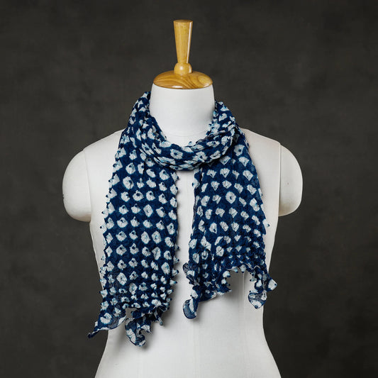 Kutch Tie-Dye Cotton Bandhani Scarf