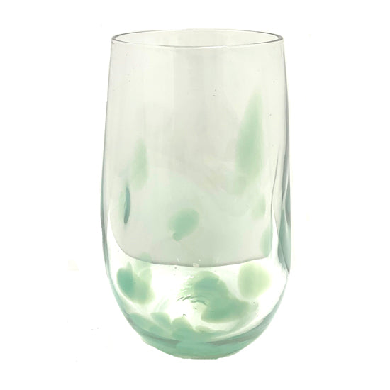 Tulip tumbler with colour flecks