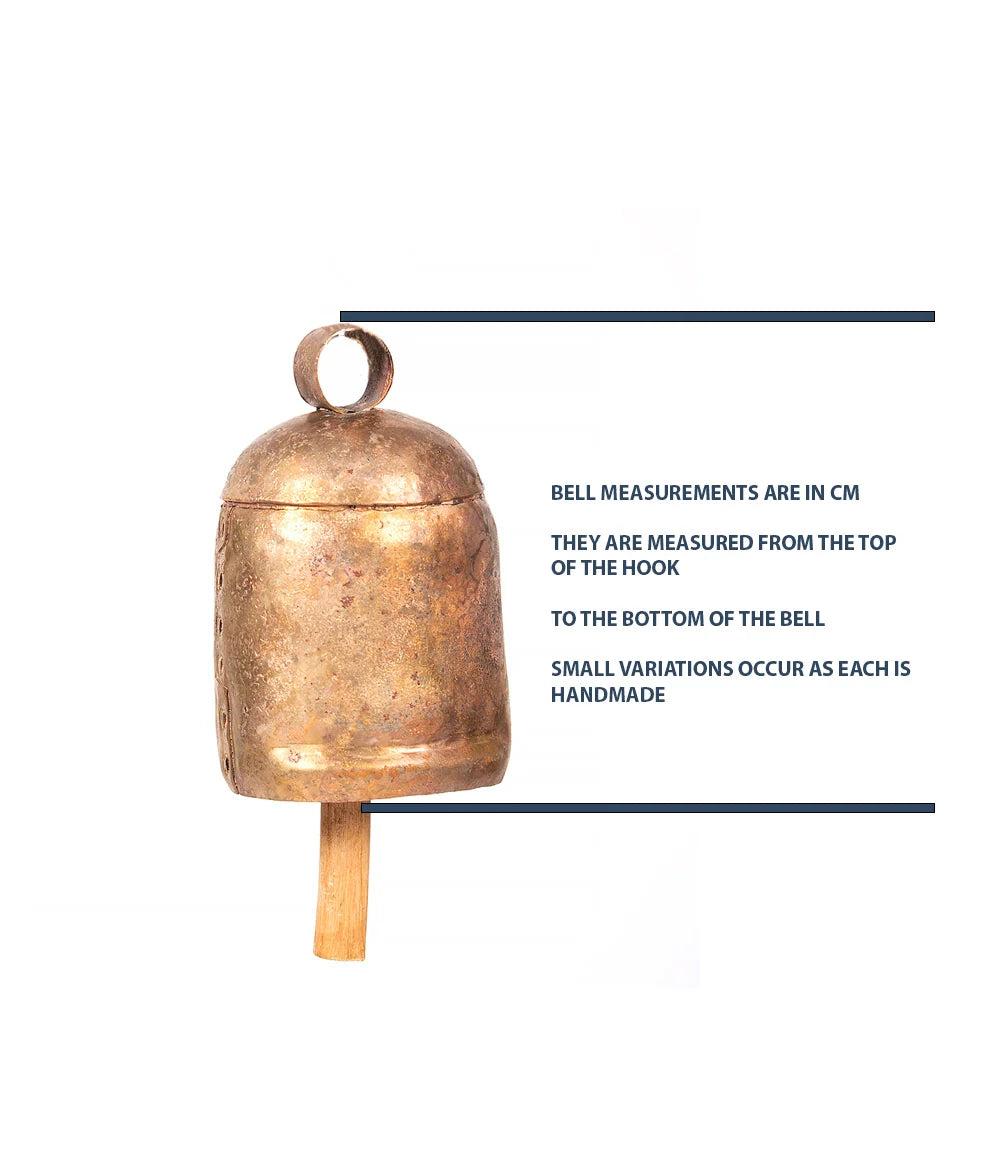 Handmade Rustic Bell - 19cm