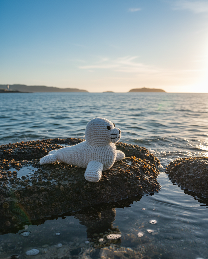 Arctic Seal Baby Rattle