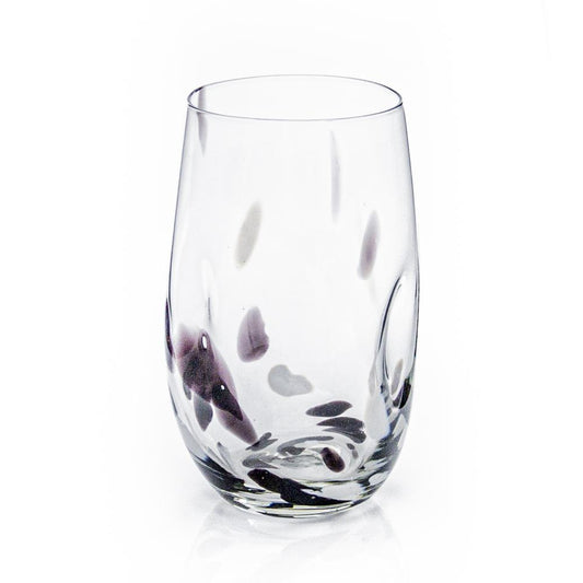 Tulip tumbler with colour flecks