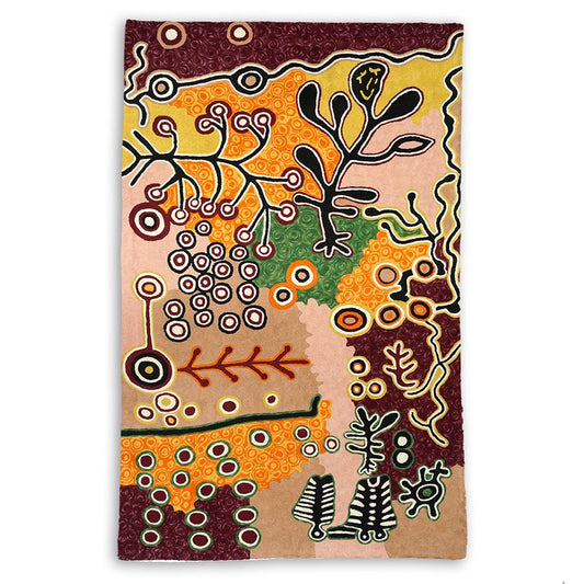Yam and Bush Tomato Dreaming rug