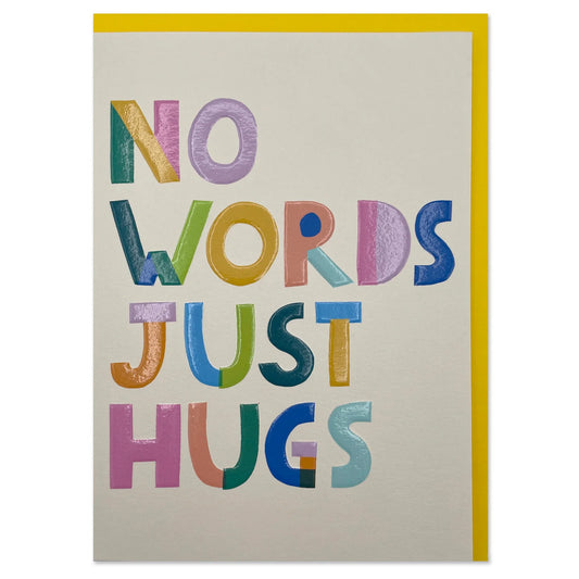 No Words Just Hugs-Card