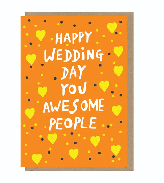 Awesome People Wedding Card