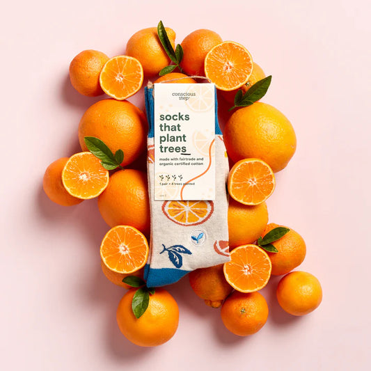 Socks that Plant Trees oranges