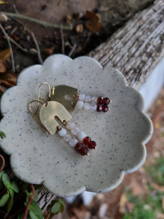Garnet Earrings