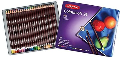 Derwent Coloursoft Pencils set of 24