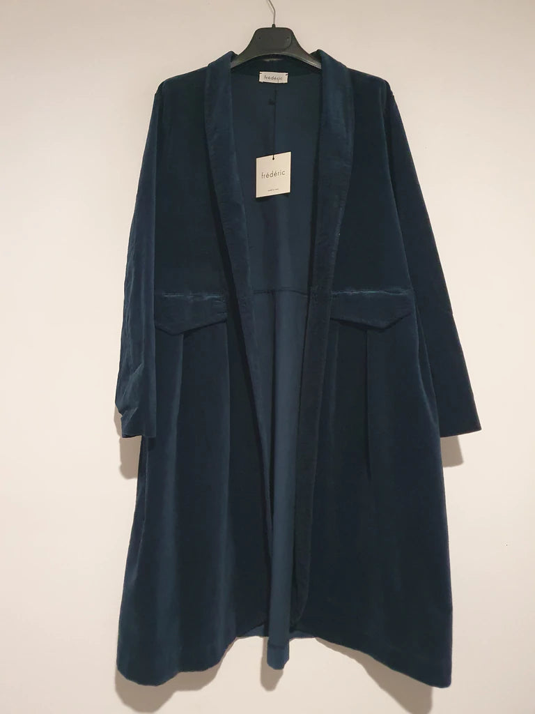 FREDERIC Velvet cotton coat