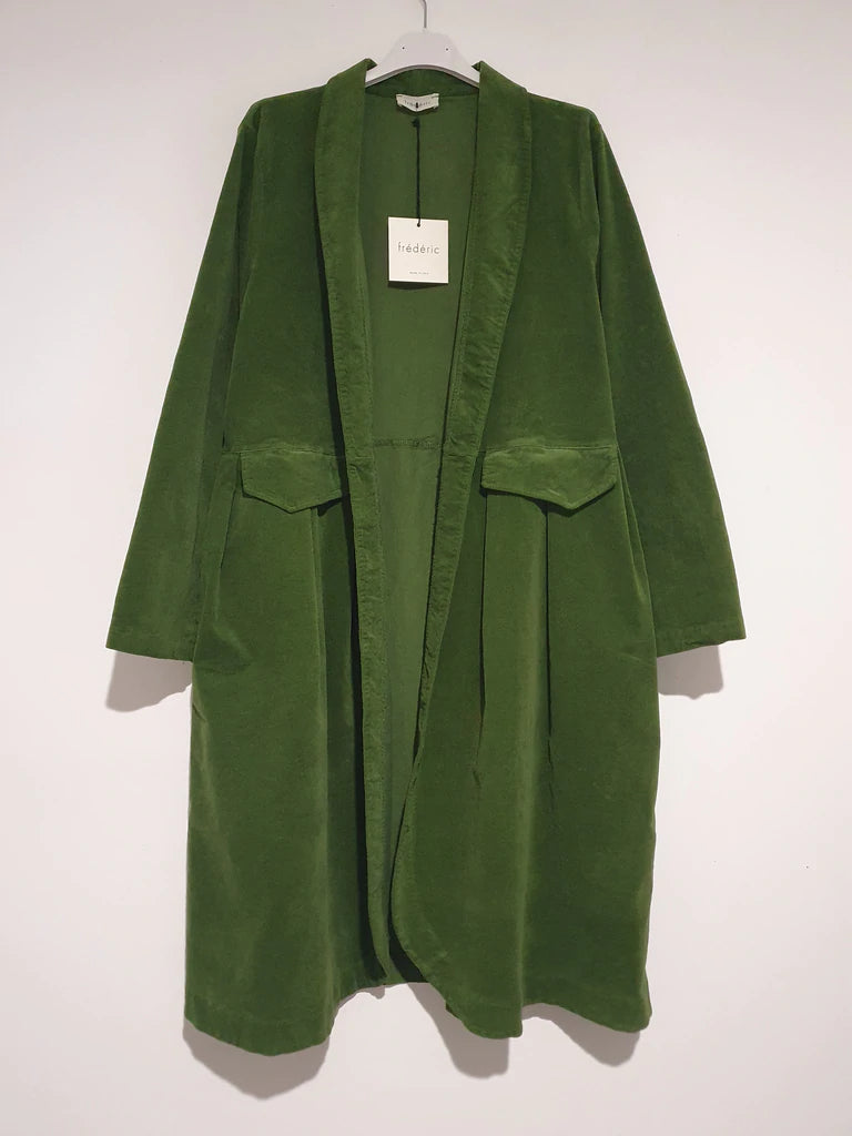 FREDERIC Velvet cotton coat