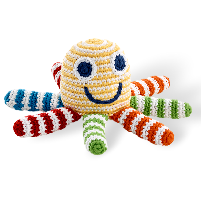 Octopus Rattle ( 5 colours ) - Samana Living