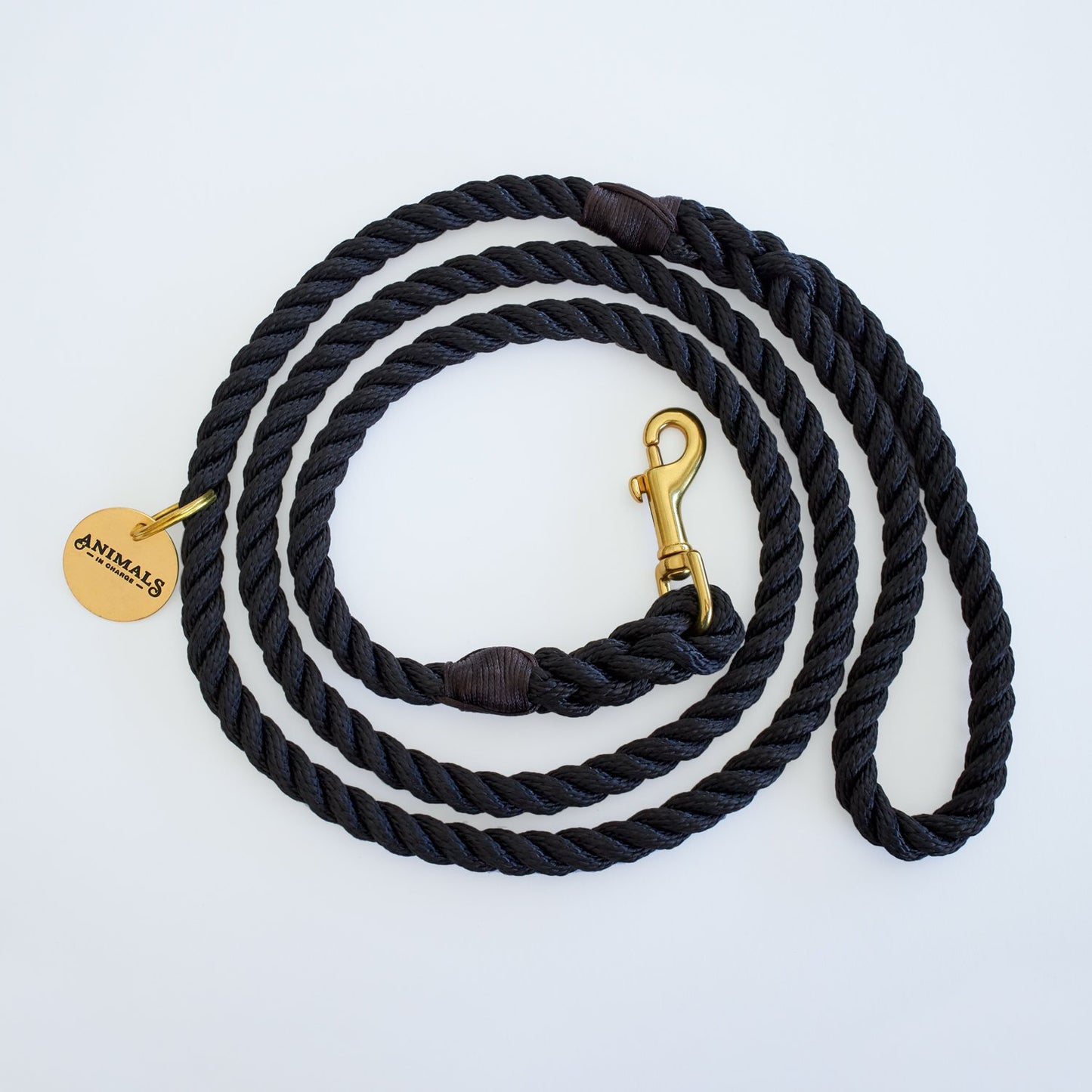 Brass Rope Dog Leash