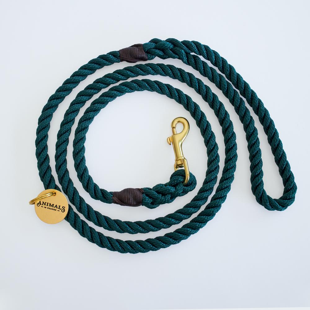 Brass Rope Dog Leash