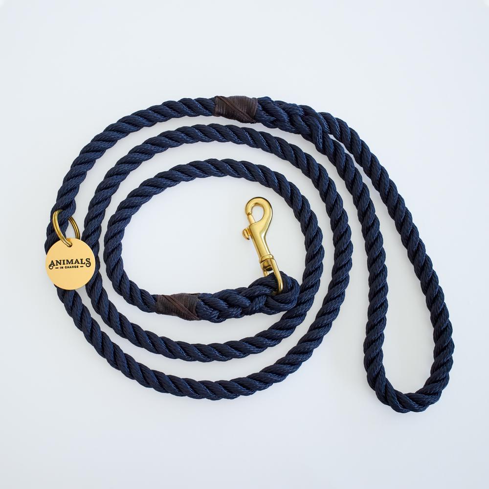 Brass Rope Dog Leash