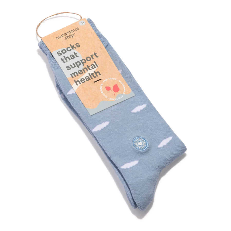 Socks that Support Mental Health-clouds