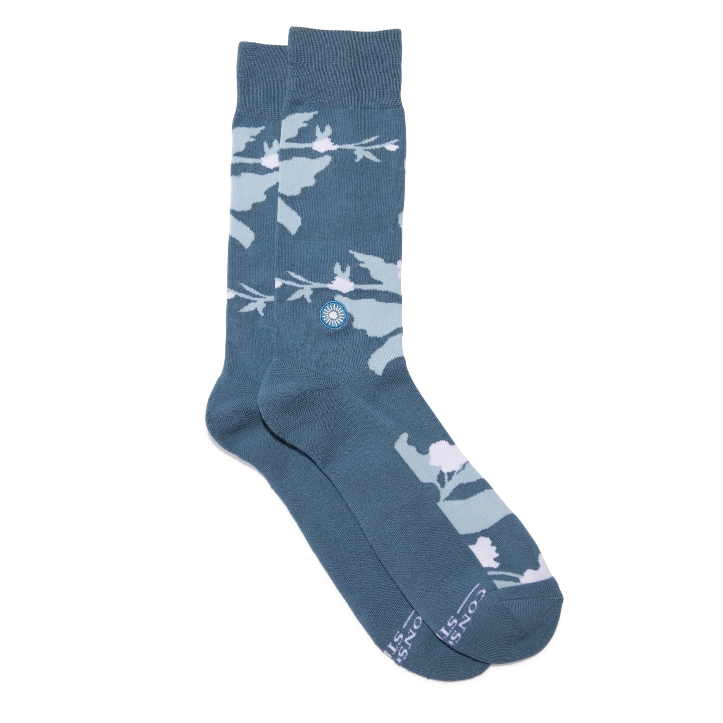 socks that support mental health-floral