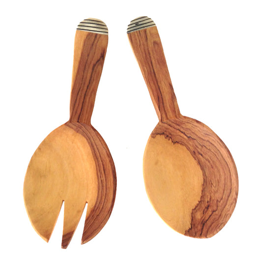 Wooden Salad Servers-short